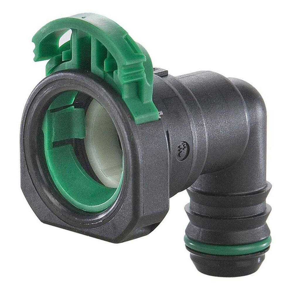 .SAE J2044 to Barb-Elbow-Autoline Push-to-Connect Fitting